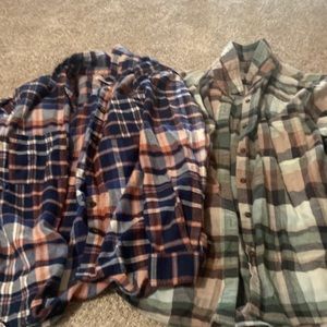 Flannel tops